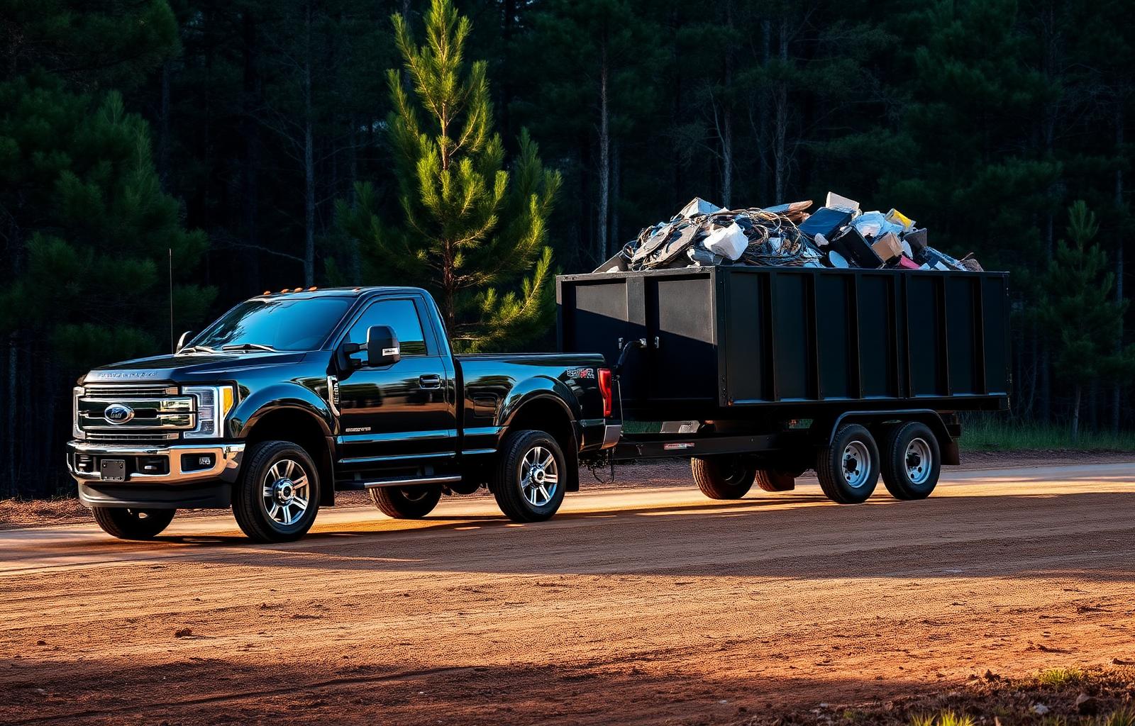 Alpine Hauling truck serving Elk Grove